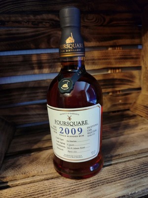Rum Ron Rhum Foursquare Cask Strength  2009. 0,7 Liter 60% vol.