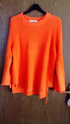Außergewöhnlicher oui pullover damen 42-Orange-Machart s.Fotos. Maße beachten!