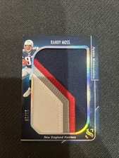 2025 Panini Silhouette Randy Moss Jumbo Memorabilia 4 Colors /25 Patriots