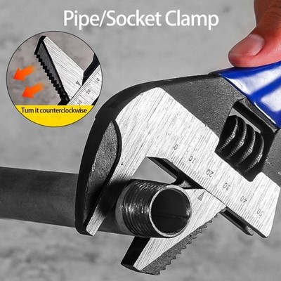 Multiple Size Adjustable Wrench Short Handle Spanner For Household Tasks