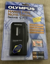 OLYMPUS Pearlcorder S701 registratore vocale microcassette portatile nuovo fai un'offerta