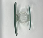 Vintage Glass Reversible Candle Holder Pedestal Riser Beveled Mirror Taiwan — photo 7