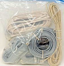 Lot of 12 RJ11 Telephone Cable Cord Landline Phone Line Wire Assorted Long Sizes