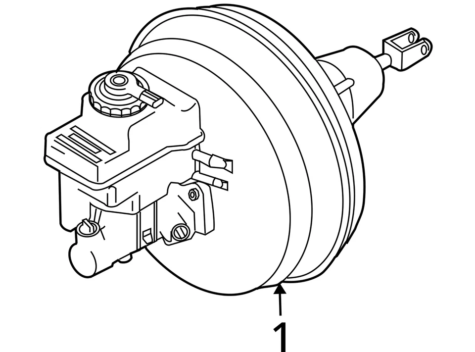 Power Brake Booster Fits 06-10 BMW 550i 30031930 — 第 4/4 张图片