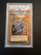 YU GI OH PSA 8 BLUE EYES WHITE DRAGON DUSA-DE043 DUELIST SAGA ENGLISCH 2017!