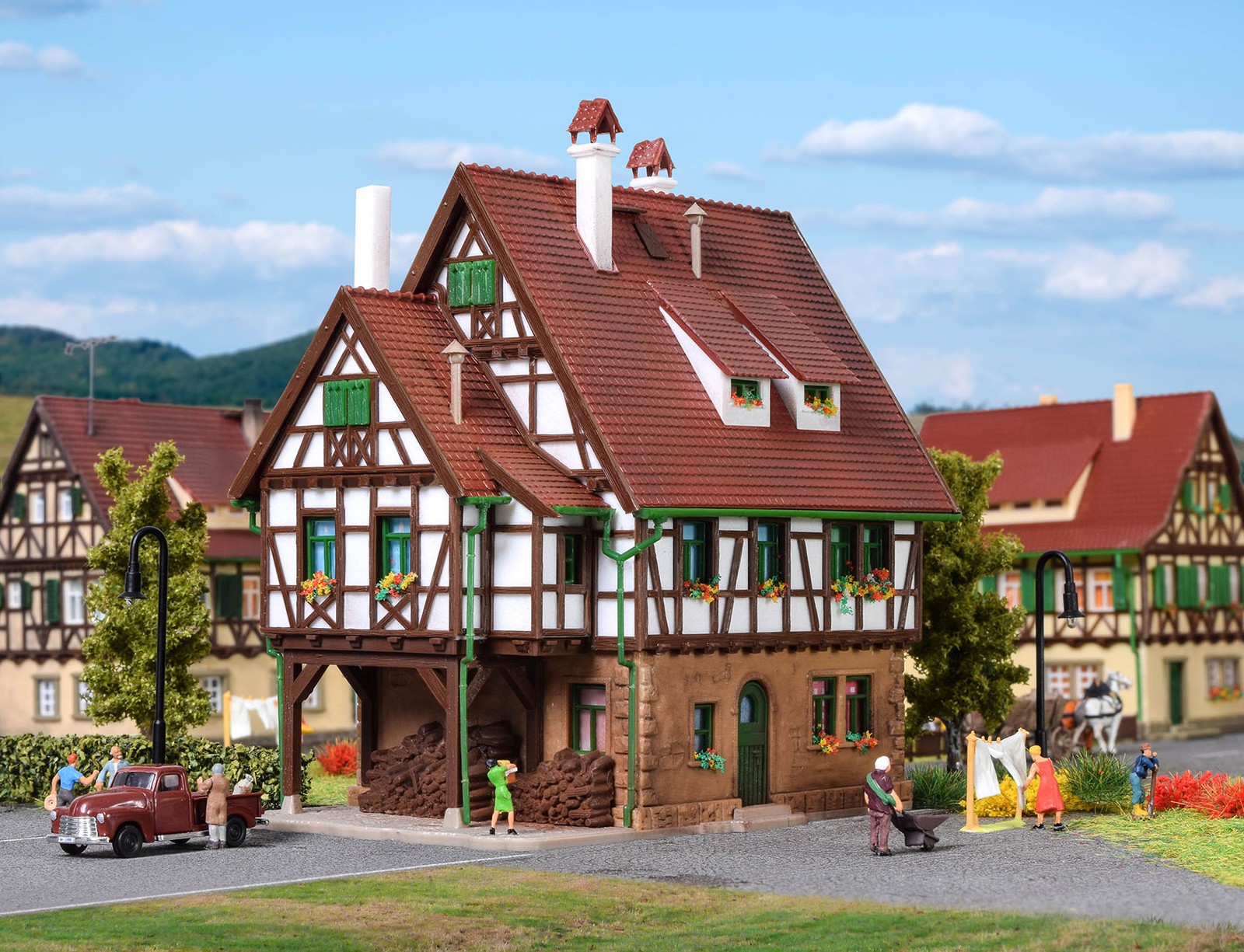 Vollmer 47730 - N Half-timbered House - New