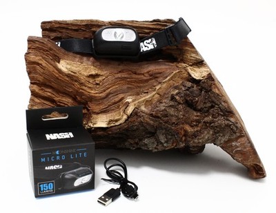 Nash Moonshine Micro Lite Kopflampe LED USB IPX4 Headlight Lampe Stirnlampe SALE