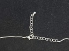 Vtg Silvertoned Necklace Chain And Cross Pendant With Marcasites 19", Unbranded — photo 2