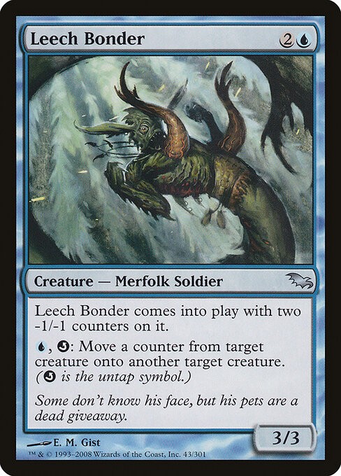 Leech Bonder NonFoil Shadowmoor 43 NM MTG