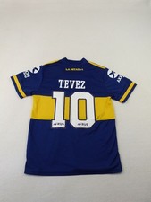 Boca Junior Maillot 2020 2021 Tevez N°10 Home Adidas Made in Thailand Qatar Air