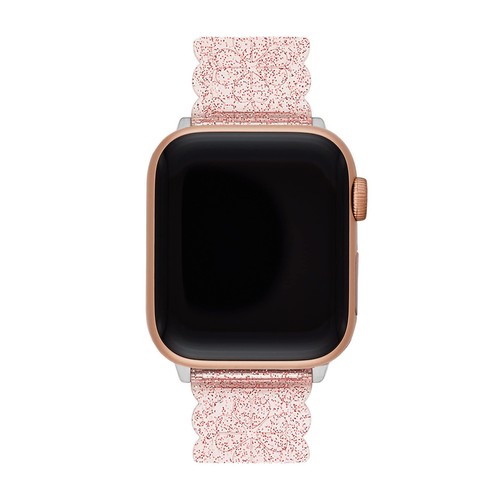 Kate Spade New York Apple Watch Band Rose Glitter Adjustable 38/40mm 90's - Zdjęcie 5 z 5