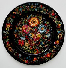 Vintage Hand-Painted Norwegian Rosemaling Wood Plaques, Set of 3 by E. Kelly — listing 4