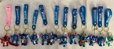 Disneys Lilo  Stitch Stitch Keychain Figure with Strap Lot of 12 