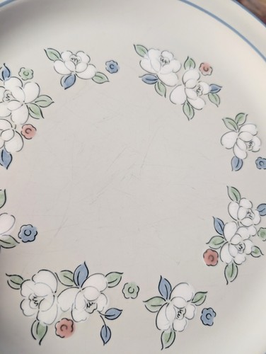 ⭐De colección Plato de Gres Hearthside Plato para Servir Chantilly Fleur De Lune Floral - Imagen 3 de 6