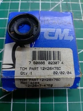 Dichtomatik TCM Oil Seal 12x28x7 TC Double-Lip with Inner Spring