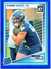 Robbie Ouzts 2025 Panini Donruss Optic Blue Hyper #264 Rookie RC  Seahawks