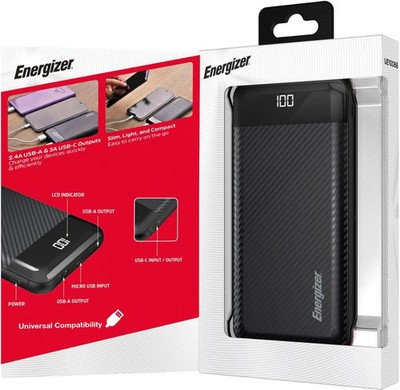 Energizer Power Bank 10,000 mAh - Portable Battery Charger