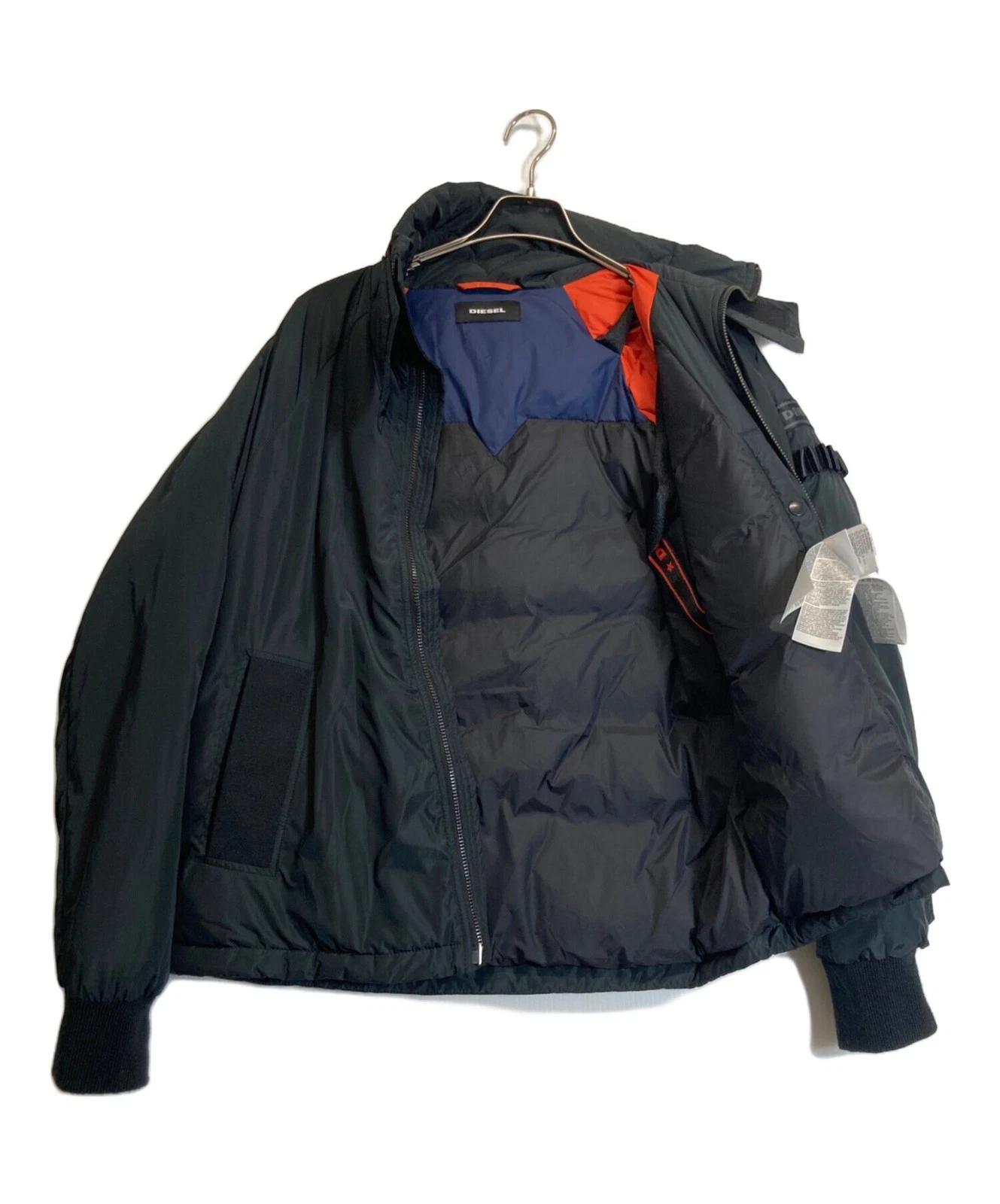 Diesel Down Jacket Men's Size M Black - product detail image 3