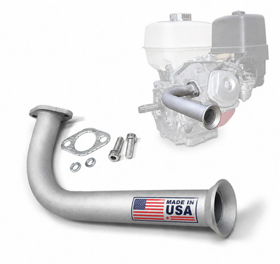 Exhaust Replacement Pipe for Predator 301cc 8HP & 420cc 13HP GX240 GX270 GX390