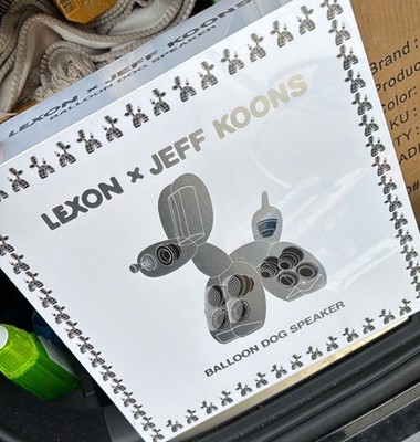 Lexon x Jeff Koons Balloon Dog Speaker Skulptur Zeitgenössische Kunst