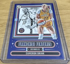 2025 Panini Donruss WNBA Cameron Brink Franchise Features Press Proof Blue