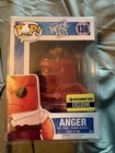 Funko Pop! Inside Out Anger Entertainment Earth Exclusive Glitter #136