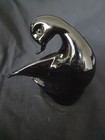 Black Murano Glass Duck V. Nason   &comp Murano Italy Sitting Ugly Duck — photo 2