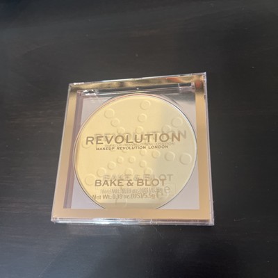 Revolution Bake and Blot Vegan Makeup Pressed Setting Face Powder Banana