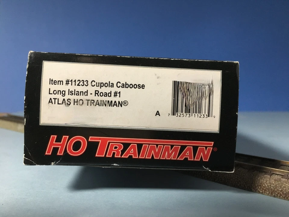 Long Island Rail Road #1 steel cupola caboose HO Atlas Trainman Series 11233 OBX - Image 2 of 4