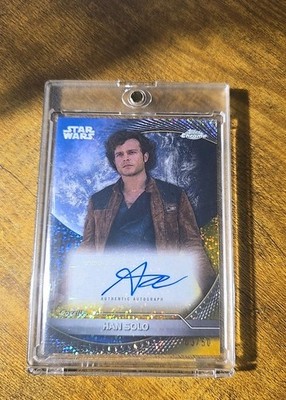 Topps Star Wars Hyperspace 2025 Alden Ehrenreich as HAN SOLO Autograph /50