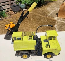 Rare 70's Mighty Tonka Shovel Truck- Euclid Green