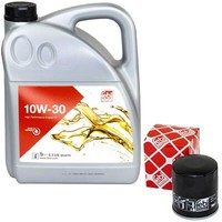 MotoröL Set 10W-30 5 Liter + ÖLfilter 27149 FüR Lexus Suzuki Toyota RAV 4V Camry
