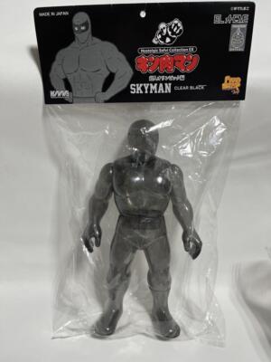 Five Star Toy KMA Kinnikuman Skyman Clear Black Soft Vinyl Figure F/S FEDEX