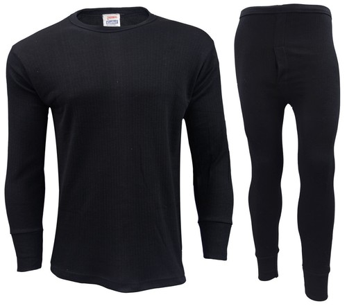 Mens Long Johns Thermal Set Long Sleeve Top Bottom Warm Underwear Baselayer Lot - Picture 14 of 76