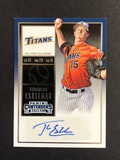 Thomas Eshelman Signed 2015 Panini Contenders Baseball Card #22 Auto Autograph