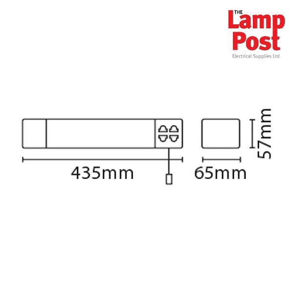 Eterna LEDSHDVO LED Doble Voltaje LED Baño Tirador Cable Afeitadora Luz y Enchufe