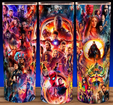 Avengers - Iron Man - Hulk - Captain America Superhero Cup Mug Tumbler 20oz