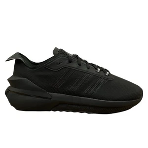 Adidas AVRYN Mens Running Shoes Size 11 Solid Black Athletic Sneakers Low Top
