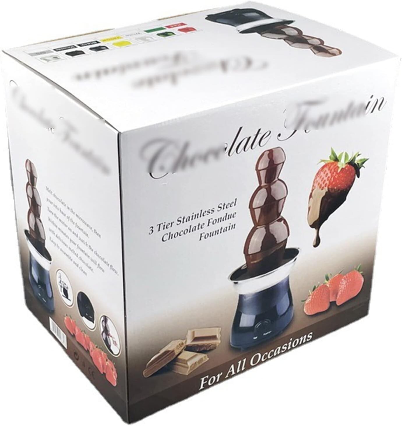 Fontana Cioccolato Fonduta Elettrica 4 Livelli: Dolce Festa in Casa