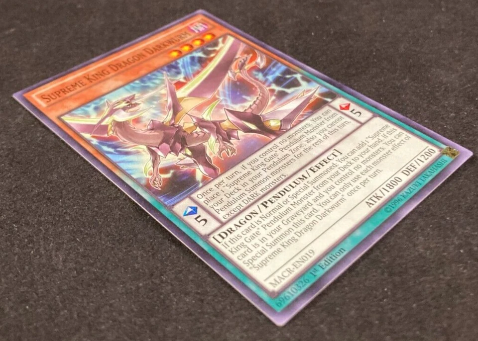 Yugioh - Supreme King Dragon Darkwurm - Maximum Crisis - MACR-EN019 - Common - Image 2 of 3
