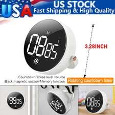 Large LCD Digital Kitchen Cooking Timer Count-Down Up Clock Loud Alarm Magnetic