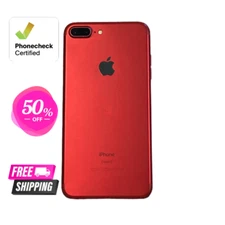 Apple iPhone 7 Plus AT&T Fully Unlocked Verizon 128GB 32GB Red / Jet Black iOS