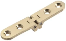 Solid Brass Flip Top Table Hinge 180° FLUSH small Butler Tray Leaf Round oval 