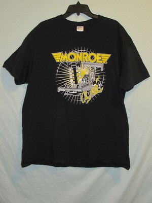 Monroe Clay Millican NHRA Top Fuel T-Shirt XL 100% Cotton Excellent+