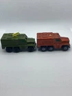 Vintage Matchbox Rolamatics #16 Army Badger Die Cast Car 1973 SET OF 2