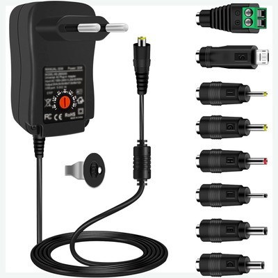 30W Universal Netzteil 12V/5V USB Multi-Voltage Adapter für LED CCTV