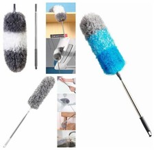 Extendable handle Feather Duster 245cm Long Telescopic Magic Static Brush Choice