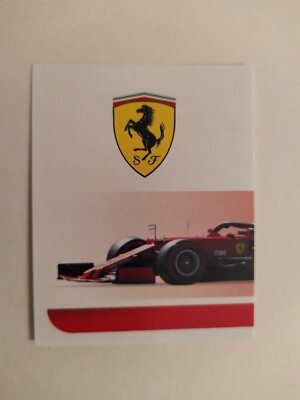 2021 TOPPS F1 OFFICIAL STICKERS SAINZ FERRARI n 125 NEW NEVER ATTACHED