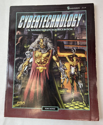 Shadowrun: Cybertechnology Sourcebook Tom Dowd FASA 7119 PB RPG