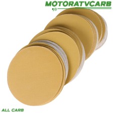 ALL-CARB 100 Pcs 5" 320 Grit Disc Hook Loop Pads Sanding Discs Flocking NO-Hole 0.17 per gallon